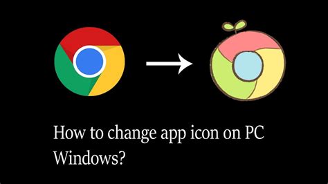 How To Change App Icon On Pc Windows Youtube