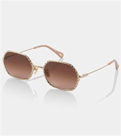 Chloé Hexagonal Sunglasses Chloe