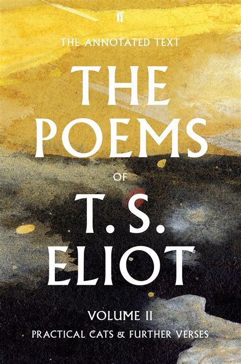 T S Eliot The Poems Volume Two T S Eliot 9780571238712 Allen