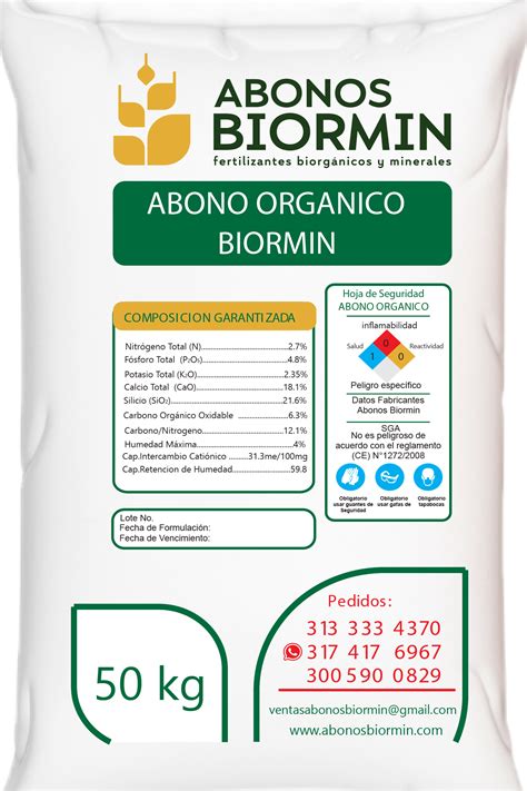 Abono Orgánico Abonos Biormin