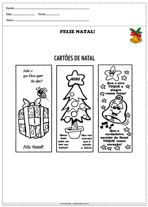 Desenho De Natal Para Colorir E Imprimir Atividades Educativas