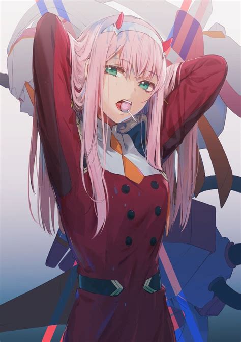 Darling In The Franxx 02 Zero Two Darling In The Franxx Pinterest