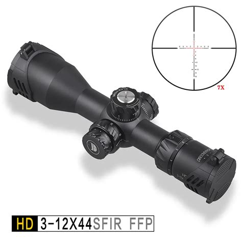 Discovery Lunette De Vis E Optique Pour Fusil De Chasse FFP HD 3 12x44