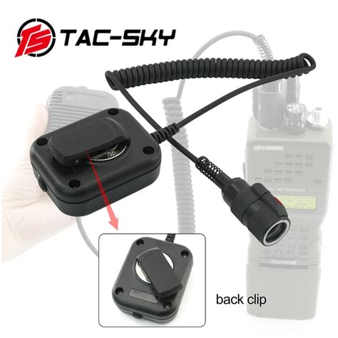 Ts Tac Sky Tactical An Prc Ptt Adapter Pin Ptt Handheld