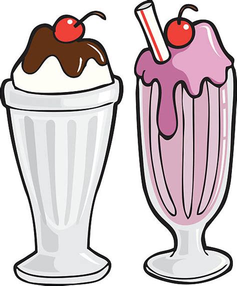 Vanilla Milkshake Clip Art Vector Images And Illustrations Istock