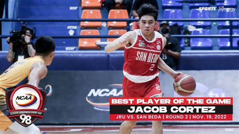 NCAA Season 98 Best Player Jacob Cortez San Beda Vs JRU Men S