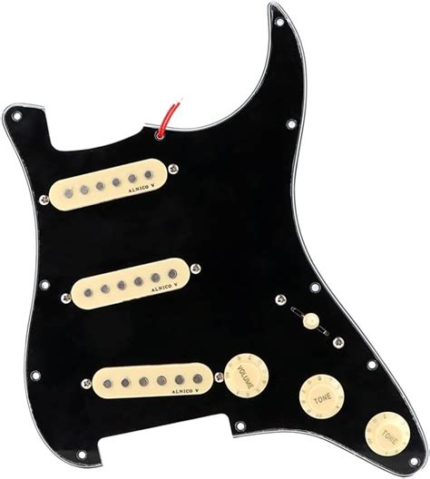 Amazon Ogdni 3 Ply SSS Prewired Loaded Pickguard With Alnico V