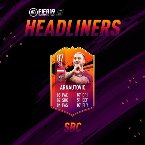 Fifa Fut Headliners How To Complete Marko Arnautovic Sbc