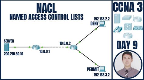 NACL Named Access Control List CCNA 3 Day 9 YouTube