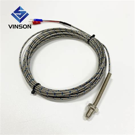 SS304 Probe Bayonet Industrial Spring Rtd 3 Wires High Temperature