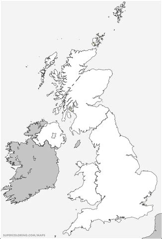 Dibujo De Mapa Del Reino Unido Para Colorear Dibujos Para Colorear