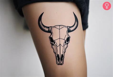 8 Best Bull Skull Tattoos