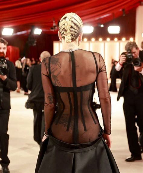 Lady Gaga S Oscars 2023 Versace Dress Sparks Debate