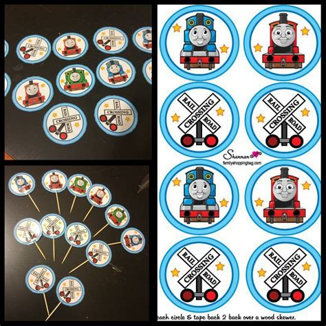 Thomas and friends cupcake topper | Fiesta