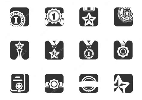 Premium Vector Award Icon Set