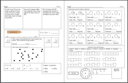 Free Math Worksheets | edHelper.com