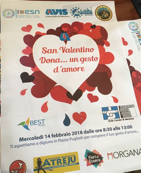 Per San Valentino Donaun Gesto Damore Con L AVIS E Gli Studenti Al