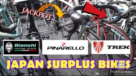 JAPAN SURPLUS BIKES ROAD BIKE GRAVEL BIKE YouTube