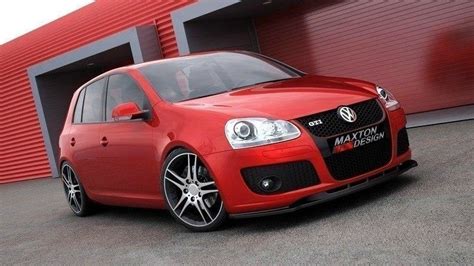 Front Splitter Vw Golf V Gti Gloss Black Our Offer Volkswagen