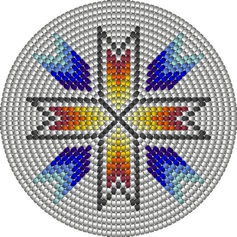 Printable Beaded Medallion Patterns