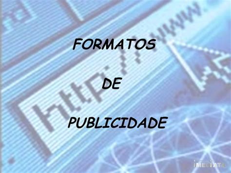 Formatos De Publicidade Ppt