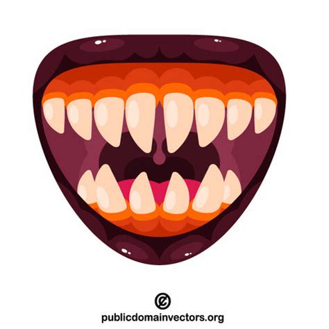 Monster jaws | Public domain vectors