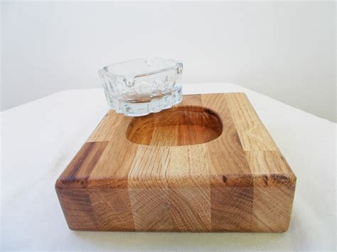 Cigar Ashtray Wooden Cigar Ashtray Handmade Ashtray Cigarette Etsy