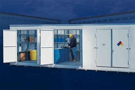 Secure Chemical Storage Buildings and Containers | DENIOS