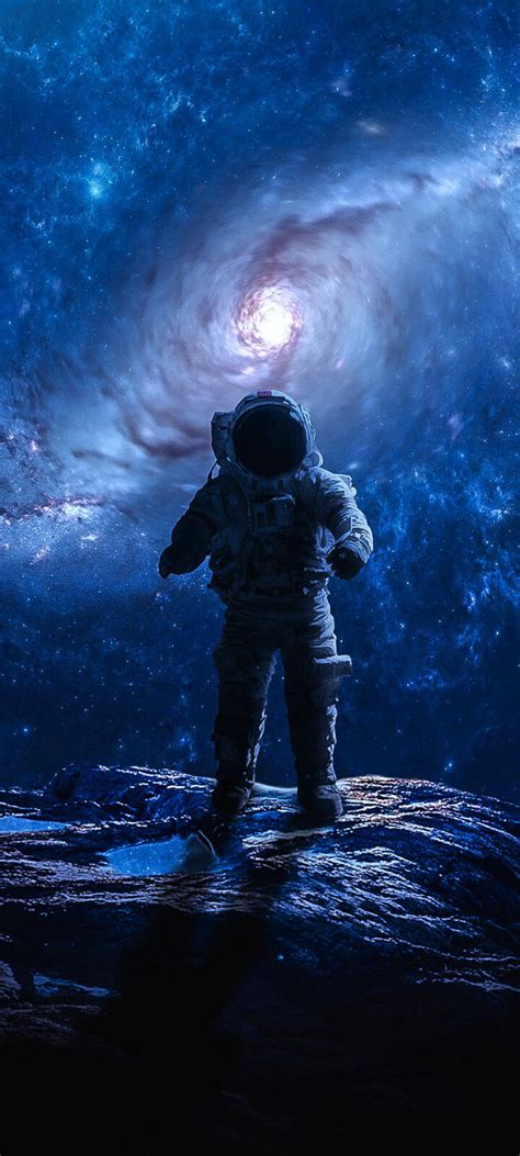 Astronaut K Wallpaper Space Suit Dark Background Lost