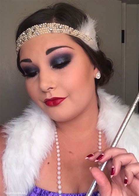 1920s Flapper Makeup And Mani Tutorial Halloween 2018