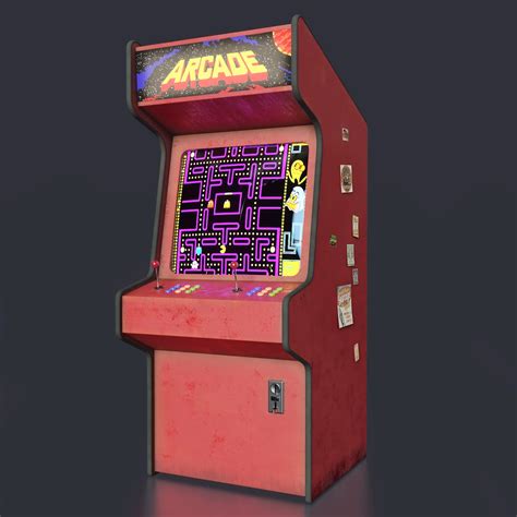 Modelo 3d Maquina Arcade Turbosquid 1275484