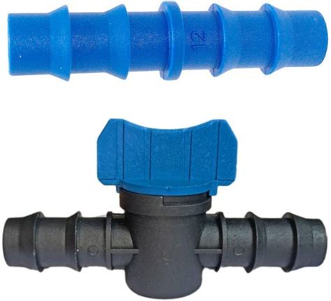 Nextgenagro 12mm Tap Cock Straight Joiner Pack 25drip Connector