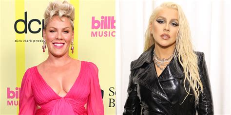 A Timeline Of Christina Aguilera And Pinks Feud Heres Everything The