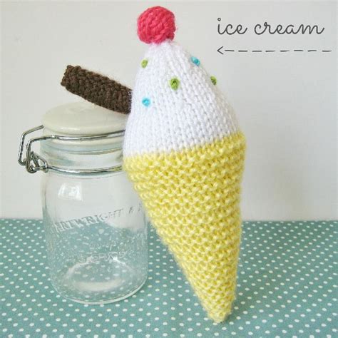 Ice Cream Knitting Pattern By Amanda Berry Knitting Patterns