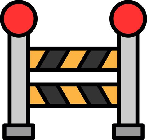 Road Barrier Vector Icon Design 26096682 Vector Art At Vecteezy