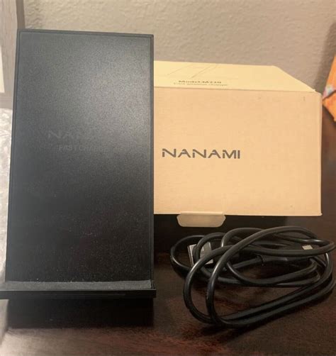 Nanami Fast Wireless Charger Model M220 Charging Stand New NIB And User