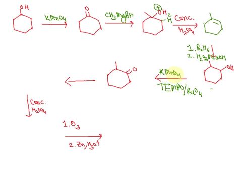 Solved Provide The Missing Compounds And Reagents In The Reaction