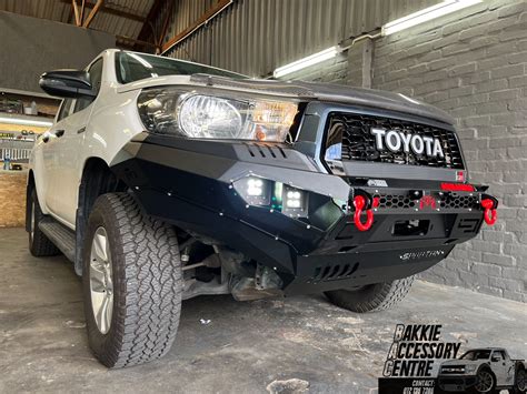 Toyota Hilux 2016 To 2019 Spartan Steel Replacement Bumper Armando Express Bakkie Covers