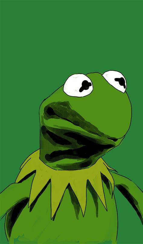 Nền Chủ đề Kermit The Frog Green Background Thú Vị Cho điện Thoại Của Bạn