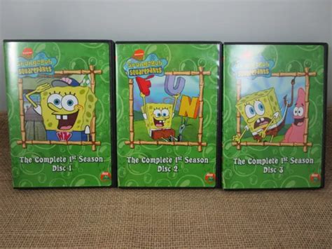 Spongebob Squarepants 3 Disc Dvd Complete First Season £1220 Picclick Uk