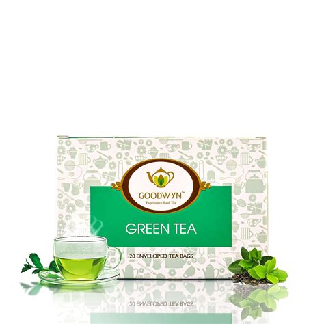 Goodwyn Pure And Premium Green Tea 20 Tea Bags Grocery And Gourmet Foods