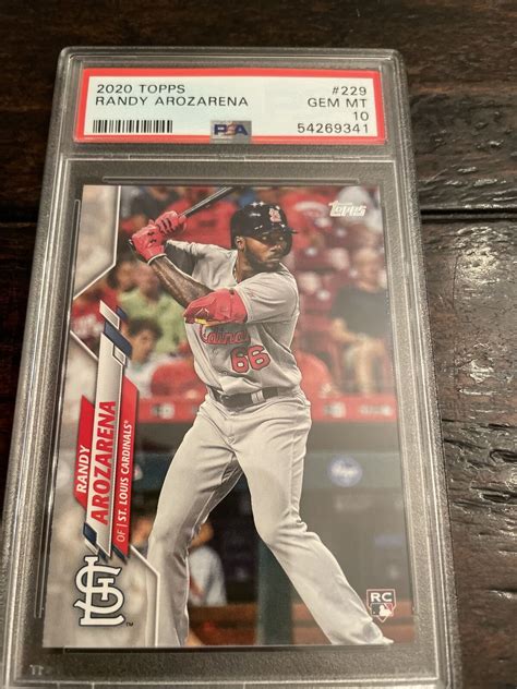 Topps Randy Arozarena Rc Psa Ebay