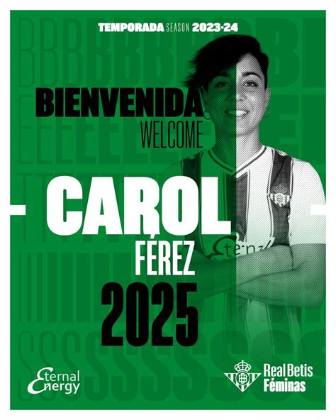 Real Betis Féminas on Twitter OFICIAL Carol Férez nueva jugadora