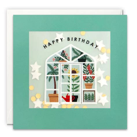 Birthday Greenhouse Paper Shakies Card View Ts Thames Ditton