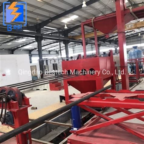 Automatic Sandblasting Machine For Pipes Inner Wall Gas Pipeline