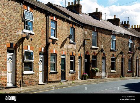 Terraced Houses In Ripon North Yorkshire England Uk Stock Photo Alamy