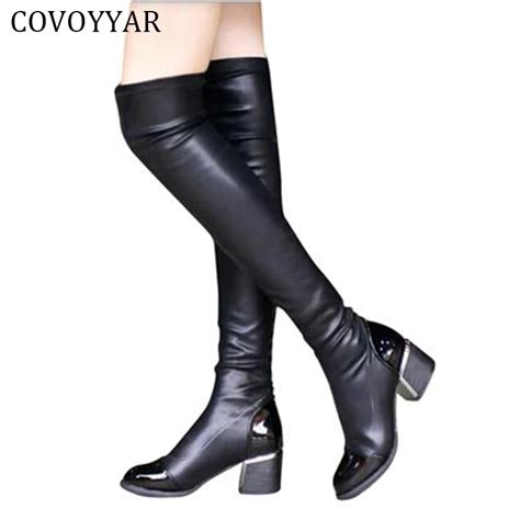 Aliexpress Comprar 2017 Chic Slim Mujeres Hasta La Rodilla Botas