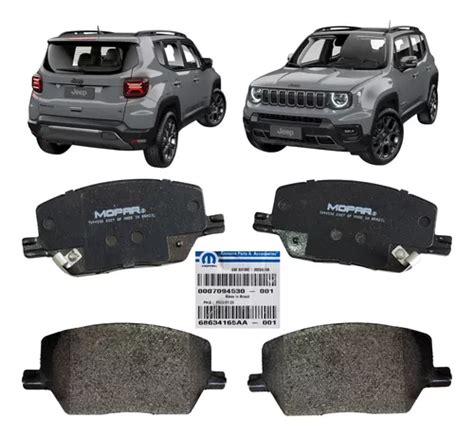 Jogo Pastilhas Freio Dianteiro Jeep Renegade Original Mopar