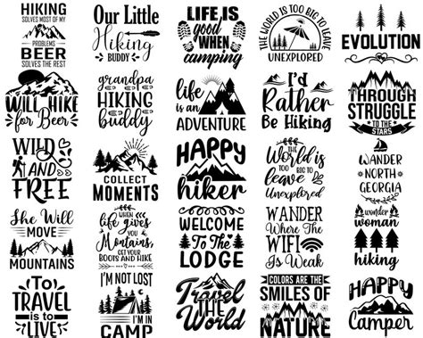 120 Design Hiking Svg Bundle Take A Hike Svg Hiker Svg Etsy