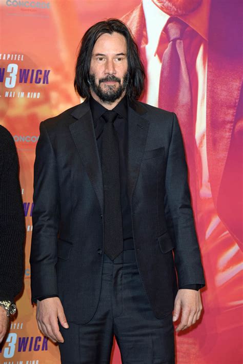 Keanu Reeves Brooding In Leather For Saint Laurent